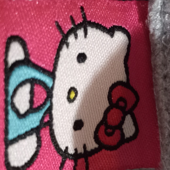 Hello Kitty Heather gray sweat pants with pink drawstring - Picture 5 of 5